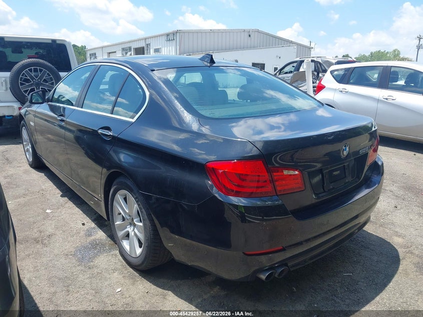 2011 BMW 5 series VIN WBAFR1C55BDV76544 IAAI salvage auction — FRONT END, Salvage (North Carolina), sold $1,100 on 2026-07-22 (photo 3)