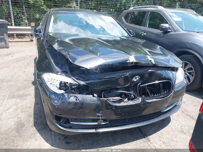 2011 BMW 5 series VIN WBAFR1C55BDV76544 IAAI salvage auction — FRONT END, Salvage (North Carolina), sold $1,100 on 2026-07-22 (photo 6)