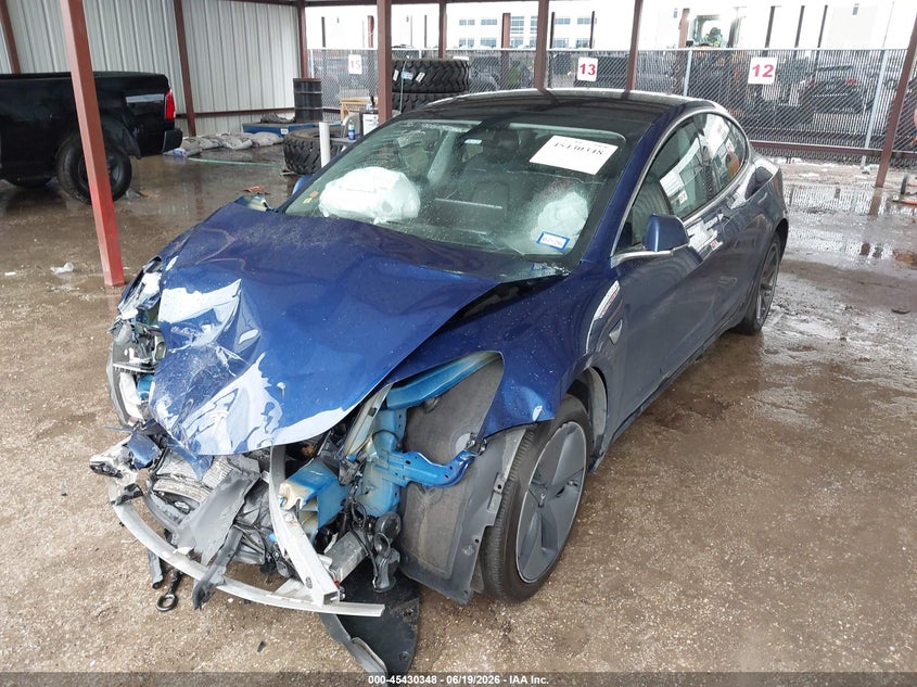 2020 Tesla Model 3 VIN 5YJ3E1EA7LF658328 IAAI salvage auction — FRONT END, Salvage (Texas), sold $2,400 on 2026-07-28 (photo 2)