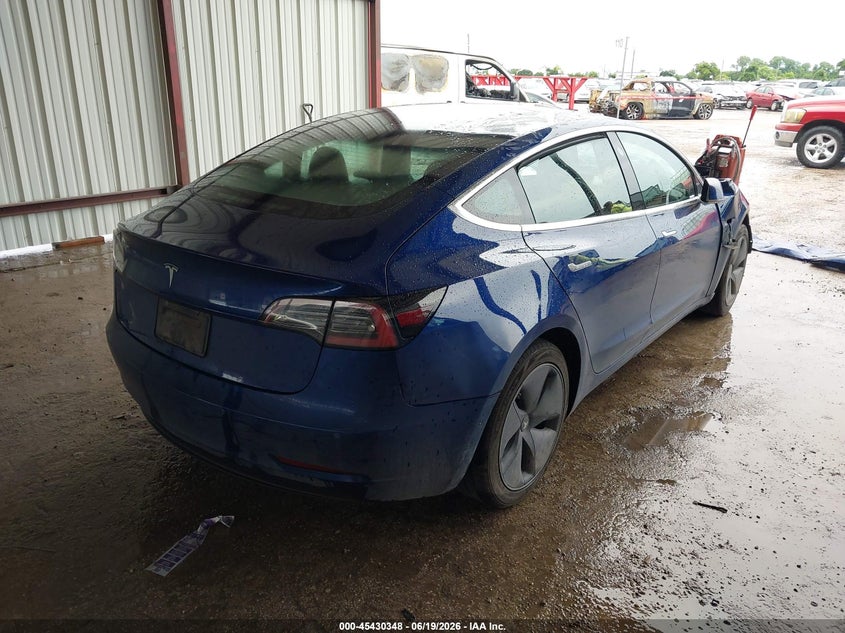 2020 Tesla Model 3 VIN 5YJ3E1EA7LF658328 IAAI salvage auction — FRONT END, Salvage (Texas), sold $2,400 on 2026-07-28 (photo 4)
