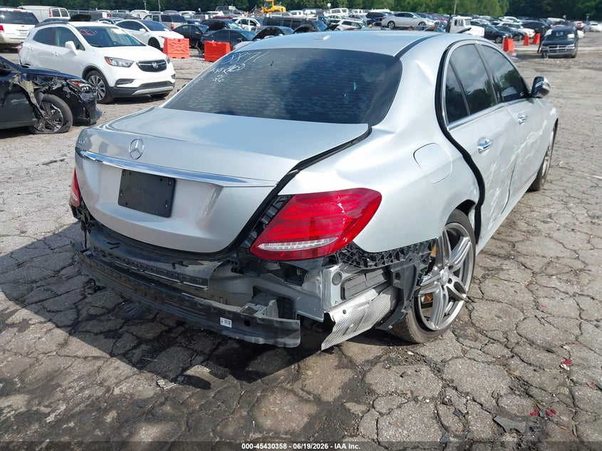 2017 Mercedes-benz E-klasse VIN WDDZF4JB1HA058871 IAAI salvage auction — ALL OVER, Salvage Title, sold $3,550 on 2026-08-07 (photo 4)
