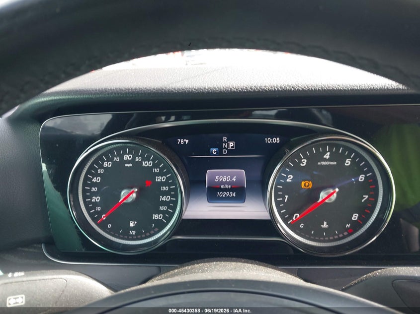 2017 Mercedes-benz E-klasse VIN WDDZF4JB1HA058871 IAAI salvage auction — ALL OVER, Salvage Title, sold $3,550 on 2026-08-07 (photo 7)