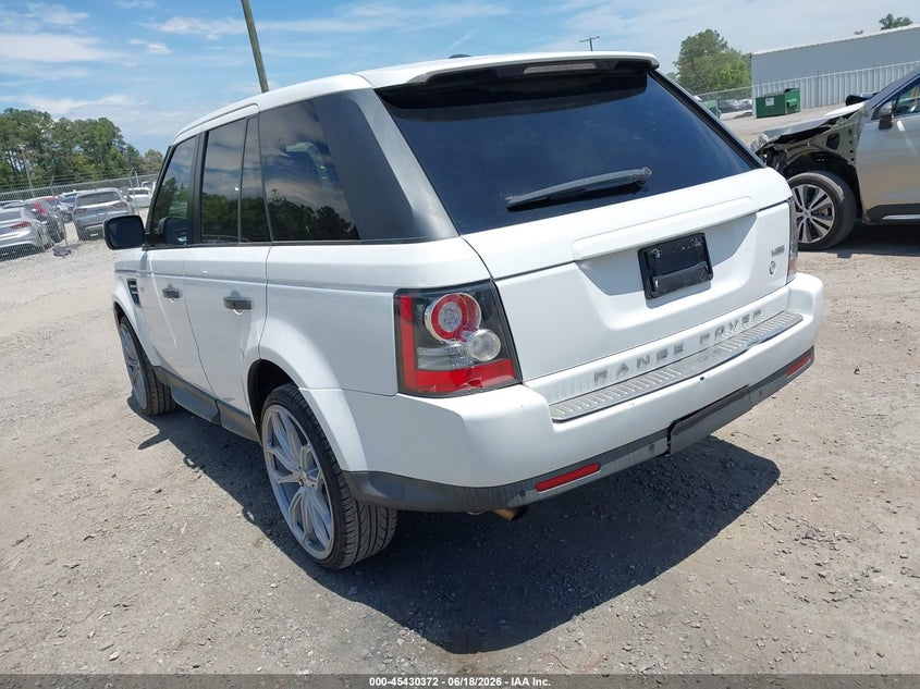 2011 Land rover Range rover sport VIN SALSF2D49BA273198 IAAI salvage auction — REAR END, Clear (Virginia), sold $1,500 on 2026-07-31 (photo 3)