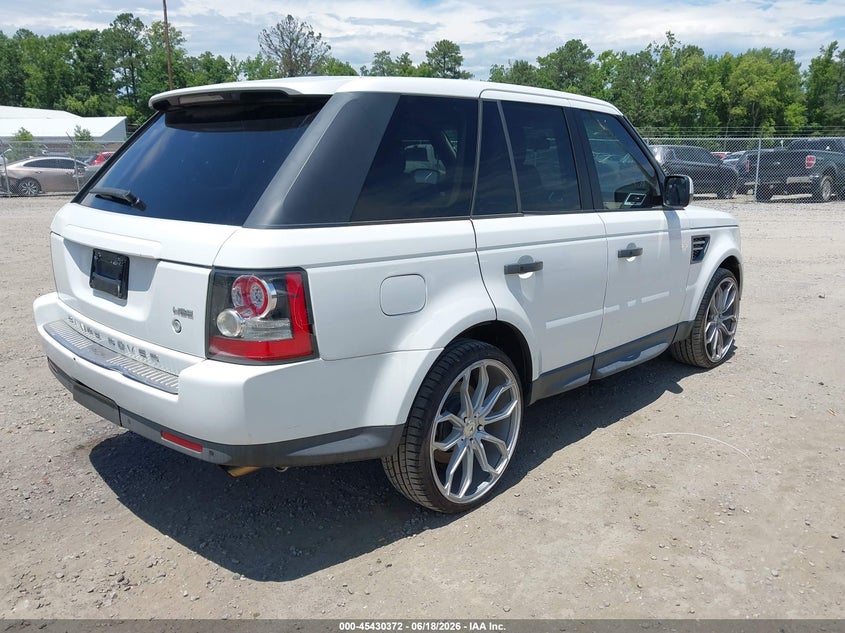 2011 Land rover Range rover sport VIN SALSF2D49BA273198 IAAI salvage auction — REAR END, Clear (Virginia), sold $1,500 on 2026-07-31 (photo 4)