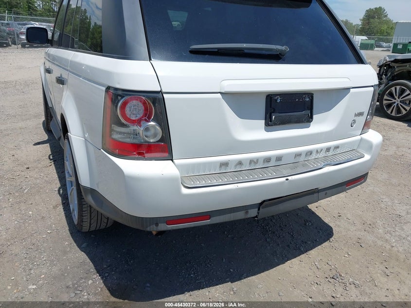 2011 Land rover Range rover sport VIN SALSF2D49BA273198 IAAI salvage auction — REAR END, Clear (Virginia), sold $1,500 on 2026-07-31 (photo 6)