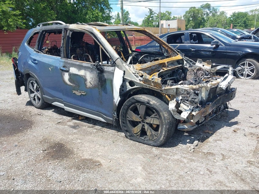 2020 Subaru Forester VIN JF2SKAXC1LH475303 IAAI salvage auction — Burn Engine, Scrap (Michigan), sold $225 on 2026-07-09 (photo 1)