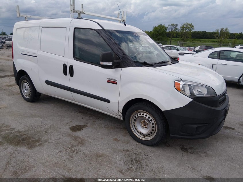 2018 Ram Promaster city VIN ZFBERFAB1J6J04612 IAAI salvage auction — NORMAL WEAR, Regular Certificate (Iowa), sold $3,600 on 2026-07-07 (photo 1)