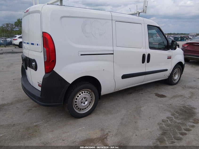 2018 Ram Promaster city VIN ZFBERFAB1J6J04612 IAAI salvage auction — NORMAL WEAR, Regular Certificate (Iowa), sold $3,600 on 2026-07-07 (photo 4)