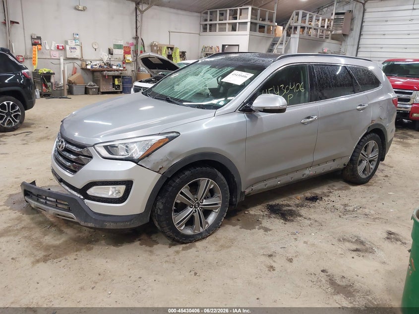 2013 Hyundai Santa fe VIN KM8SRDHF7DU002319 IAAI salvage auction — RIGHT SIDE, Salvage (Pennsylvania), sold $1,000 on 2026-07-09 (photo 2)