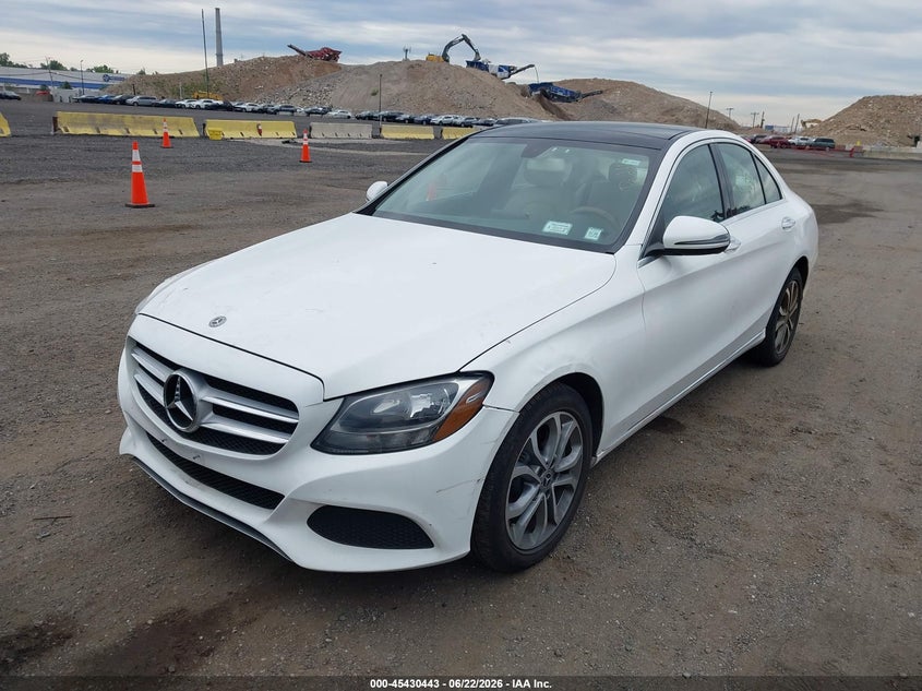 2018 Mercedes-benz C-klasse VIN WDDWF4KB4JR344982 IAAI salvage auction — NORMAL WEAR, Clear (New York), sold $4,850 on 2026-07-07 (photo 6)