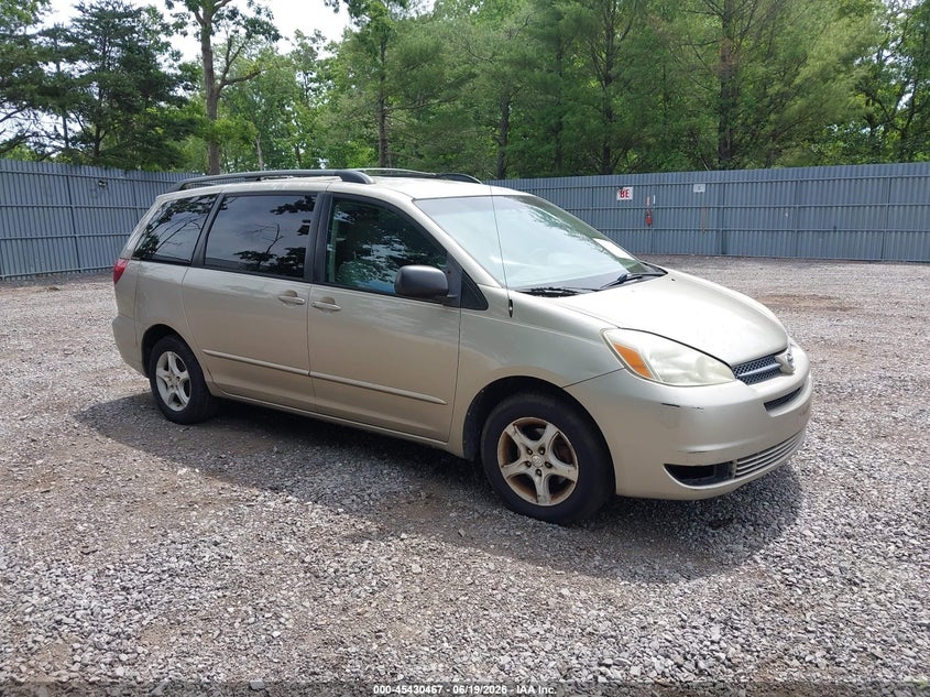 2005 Toyota Sienna VIN 5TDZA23C45S231686 IAAI salvage auction — SIDE, Clear (New Jersey), sold $825 on 2026-07-15 (photo 1)