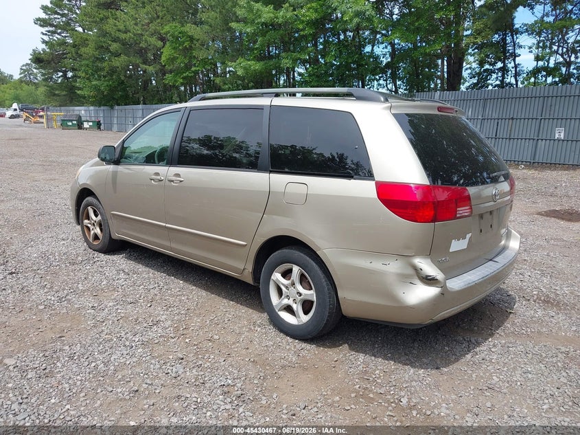 2005 Toyota Sienna VIN 5TDZA23C45S231686 IAAI salvage auction — SIDE, Clear (New Jersey), sold $825 on 2026-07-15 (photo 3)
