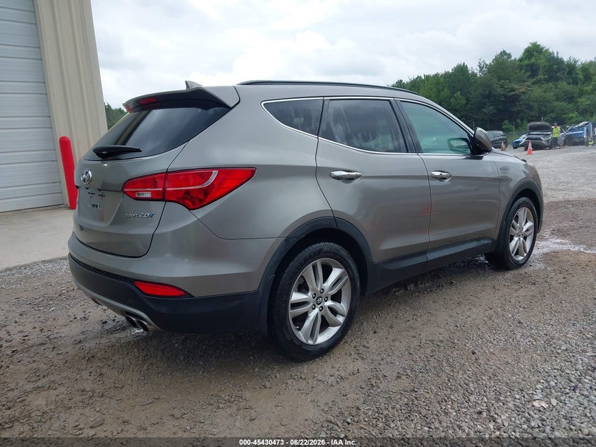 2013 Hyundai Santa fe VIN 5XYZU3LA6DG087422 IAAI salvage auction — NORMAL WEAR, Clear (Alabama), sold $1,100 on 2026-07-13 (photo 4)