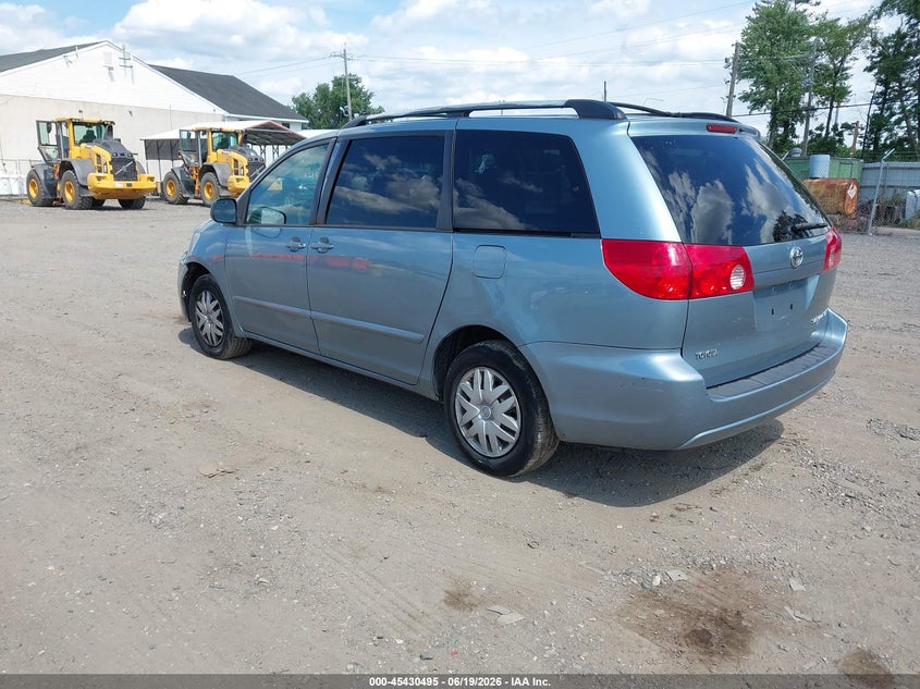 2008 Toyota Sienna VIN 5TDZK23C58S147054 IAAI salvage auction — FRONT END, Salvage (Delaware), sold $325 on 2026-07-20 (photo 3)