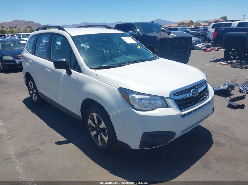 2018 Subaru Forester VIN JF2SJABC7JH604068 IAAI salvage auction — SIDE, Salvage Title, sold $1,250 on 2026-07-28 (photo 1)
