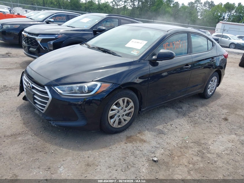 2017 Hyundai Elantra VIN KMHD74LF9HU206289 IAAI salvage auction — RIGHT FRONT, Clear (New Jersey), sold $750 on 2026-07-17 (photo 2)