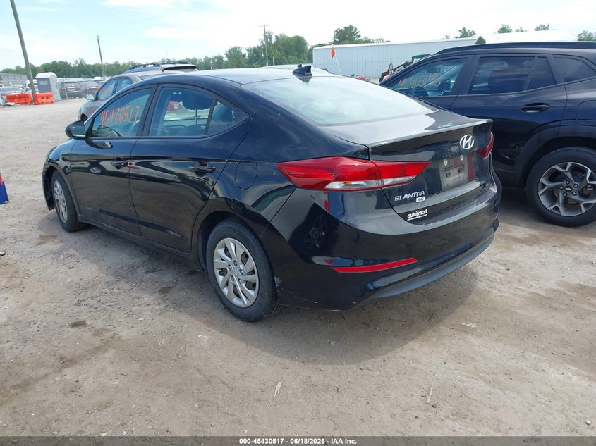 2017 Hyundai Elantra VIN KMHD74LF9HU206289 IAAI salvage auction — RIGHT FRONT, Clear (New Jersey), sold $750 on 2026-07-17 (photo 3)