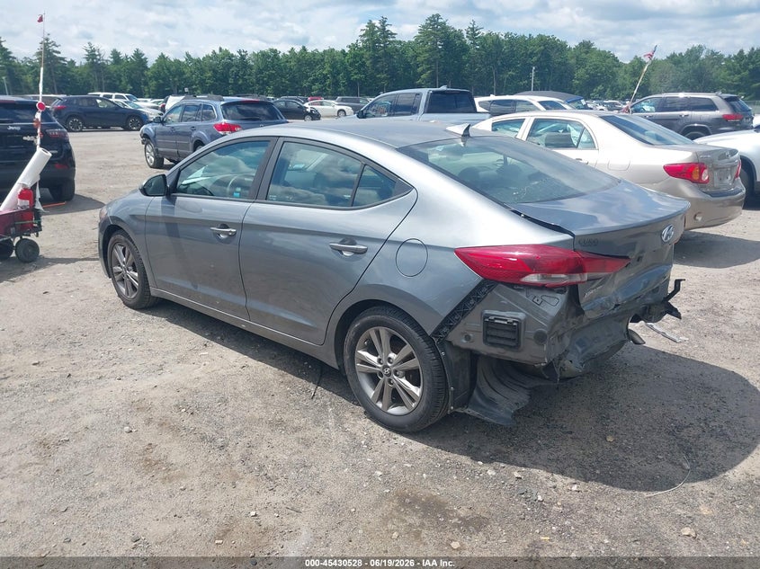 2017 Hyundai Elantra VIN KMHD84LF6HU154746 IAAI salvage auction — REAR END, Salvage Title, sold $1,500 on 2026-07-24 (photo 3)