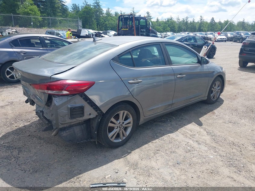 2017 Hyundai Elantra VIN KMHD84LF6HU154746 IAAI salvage auction — REAR END, Salvage Title, sold $1,500 on 2026-07-24 (photo 4)