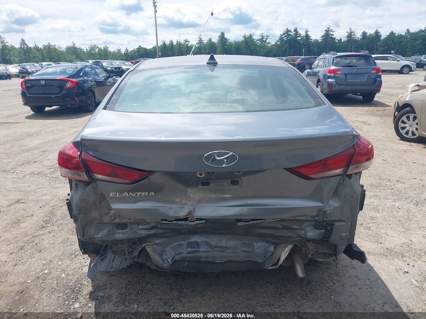 2017 Hyundai Elantra VIN KMHD84LF6HU154746 IAAI salvage auction — REAR END, Salvage Title, sold $1,500 on 2026-07-24 (photo 6)