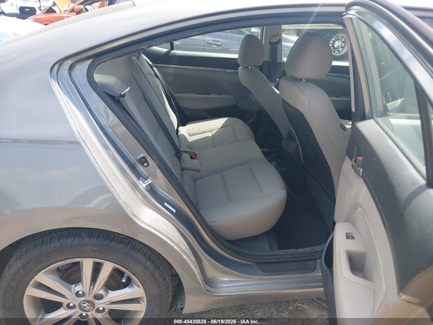 2017 Hyundai Elantra VIN KMHD84LF6HU154746 IAAI salvage auction — REAR END, Salvage Title, sold $1,500 on 2026-07-24 (photo 8)