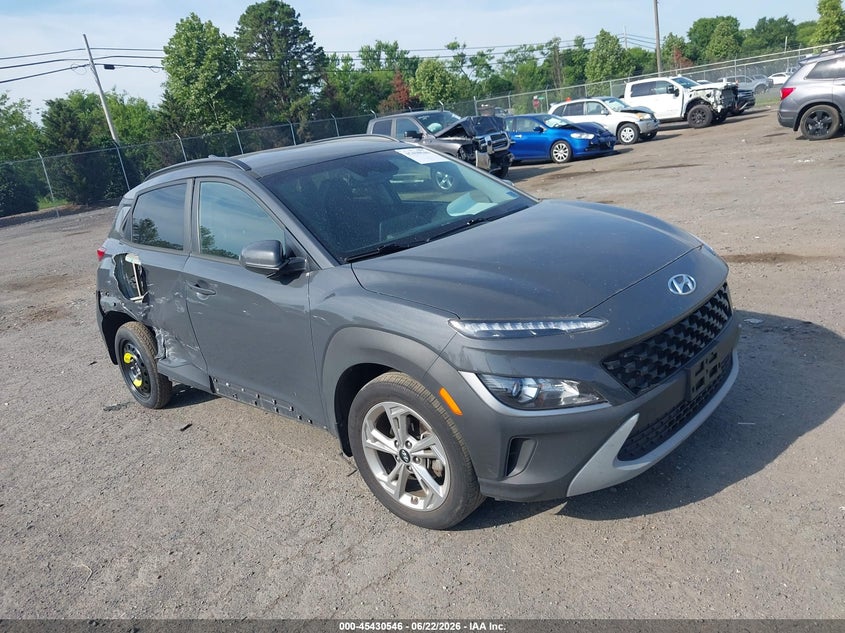 2023 Hyundai Kona VIN KM8K62AB5PU063080 IAAI salvage auction — RIGHT SIDE, Salvage Title, sold $2,400 on 2026-07-28 (photo 1)