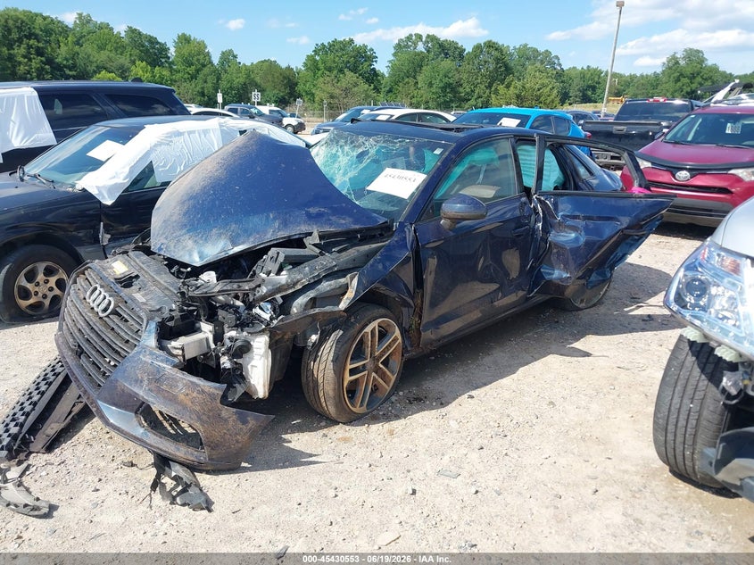 2019 Audi A3 VIN WAUAUGFF6KA081061 IAAI salvage auction — ROLLOVER, Salvage Title, sold $25 on 2026-07-27 (photo 2)