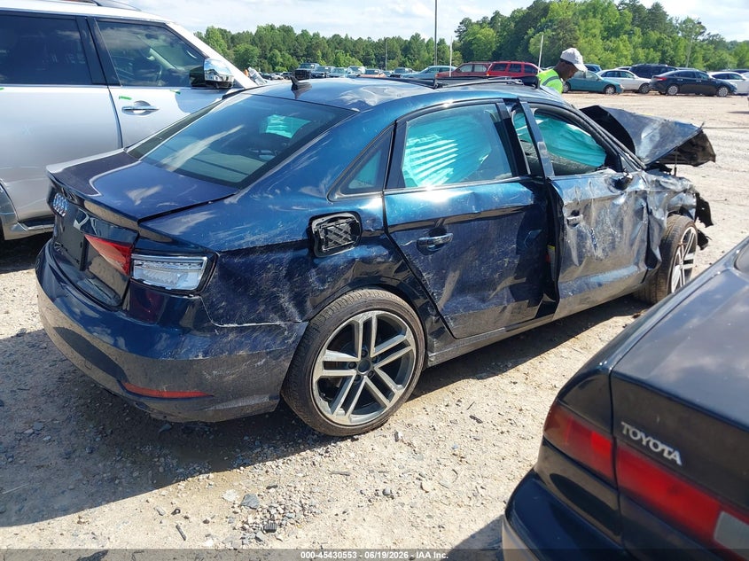 2019 Audi A3 VIN WAUAUGFF6KA081061 IAAI salvage auction — ROLLOVER, Salvage Title, sold $25 on 2026-07-27 (photo 4)