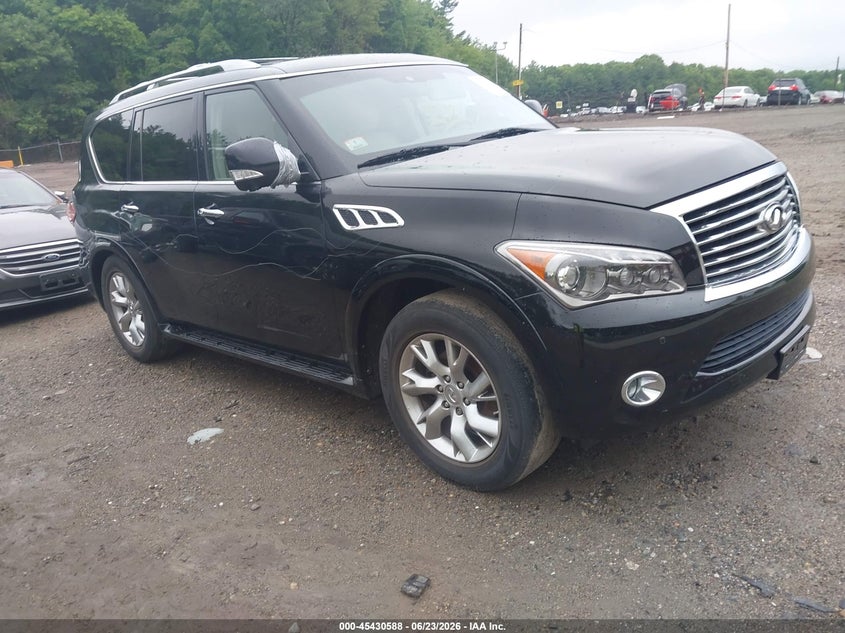 2012 Infiniti Qx56 VIN JN8AZ2NE6C9021899 IAAI salvage auction — VANDALISM, Clear (Massachusetts), sold $950 on 2026-07-14 (photo 1)