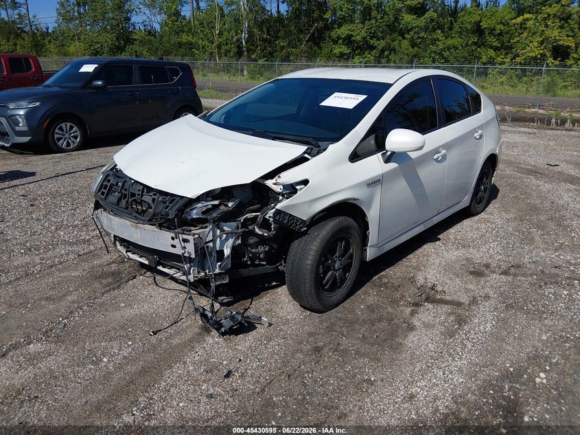 2010 Toyota Prius VIN JTDKN3DU6A0139317 IAAI salvage auction — FRONT END, Rebuildable (Florida), sold $900 on 2026-07-07 (photo 2)