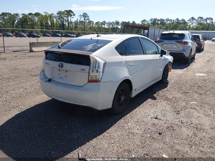 2010 Toyota Prius VIN JTDKN3DU6A0139317 IAAI salvage auction — FRONT END, Rebuildable (Florida), sold $900 on 2026-07-07 (photo 4)