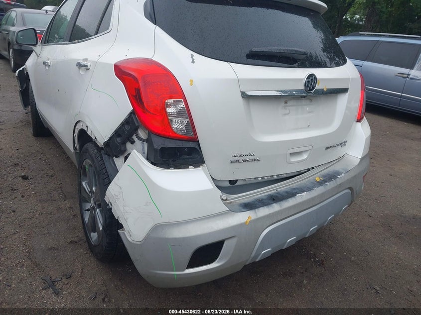 2013 Buick Encore VIN KL4CJGSB5DB174426 IAAI salvage auction — FRONT & REAR, Salvage (Massachusetts), sold $450 on 2026-07-23 (photo 6)