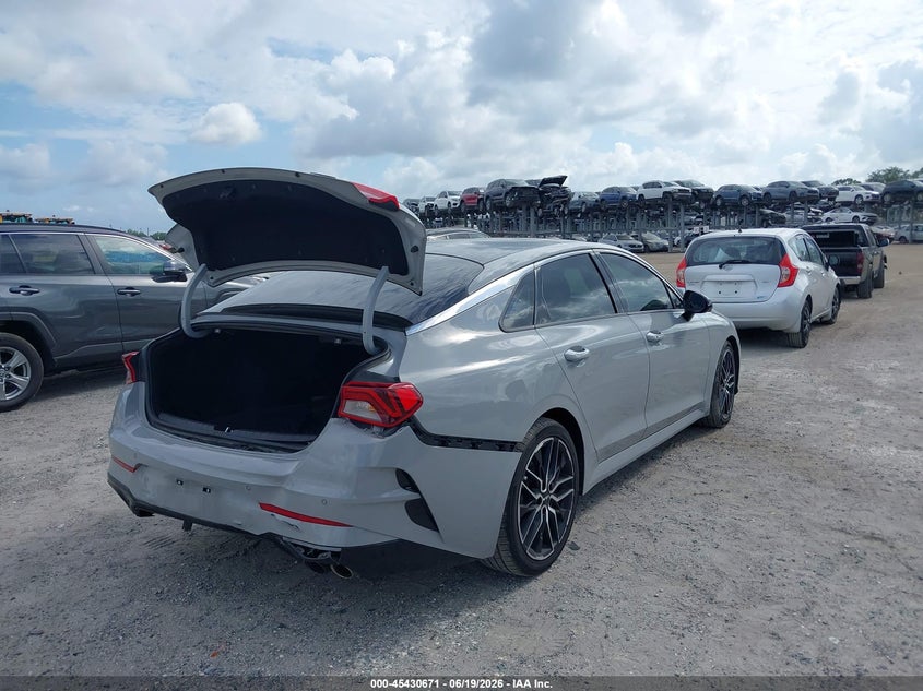 2022 Kia K5 VIN 5XXG44J88NG081690 IAAI salvage auction — REAR END, Certificate Of Destruction (Florida), sold $6,800 on 2026-07-21 (photo 4)