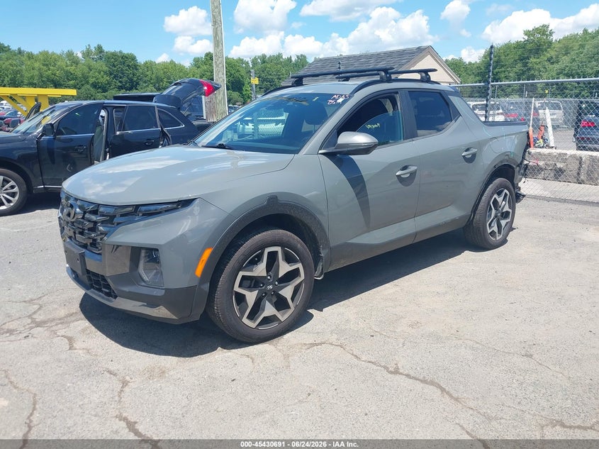 2022 Hyundai Santa cruz VIN 5NTJEDAF2NH012727 IAAI salvage auction — REAR END, Salvage Title, sold $10,200 on 2026-08-29 (photo 2)
