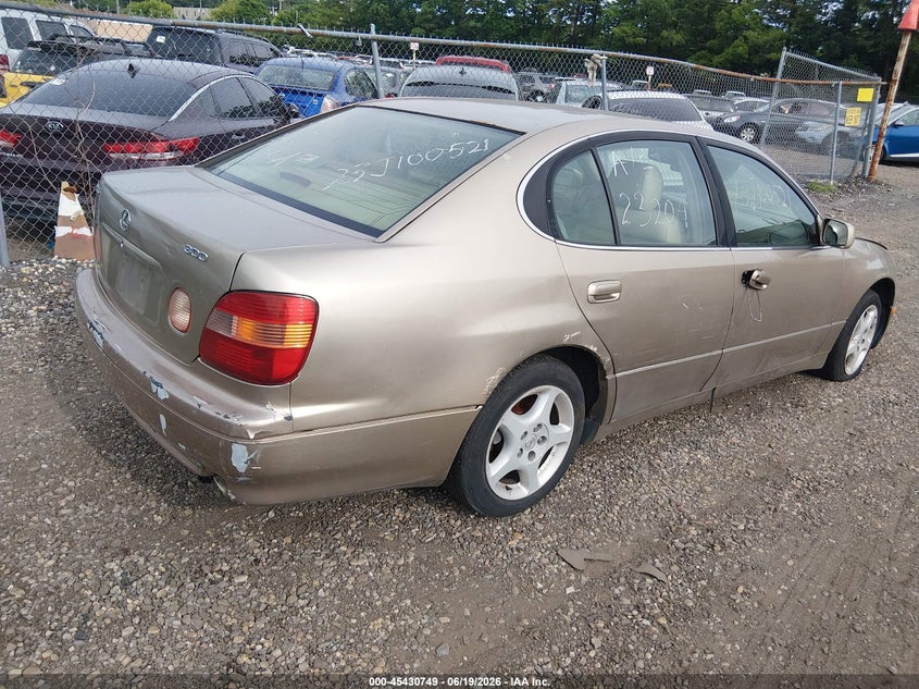 1999 Lexus Gs 300 VIN JT8BD68S3X0081235 IAAI salvage auction — FRONT & REAR, Bill Of Sale (New York), sold $425 on 2026-07-07 (photo 4)