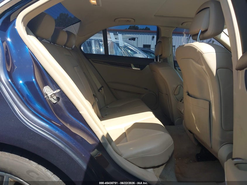 2012 Mercedes-benz C-klasse VIN WDDGF4HB1CR212843 IAAI salvage auction — FRONT END, Salvage (North Carolina), sold $425 on 2026-07-29 (photo 8)