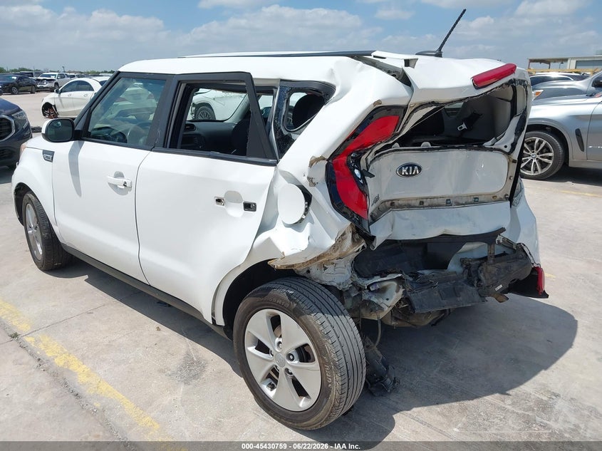 2016 Kia Soul VIN KNDJN2A26G7856860 IAAI salvage auction — REAR END, Salvage (Texas), sold $400 on 2026-07-13 (photo 6)