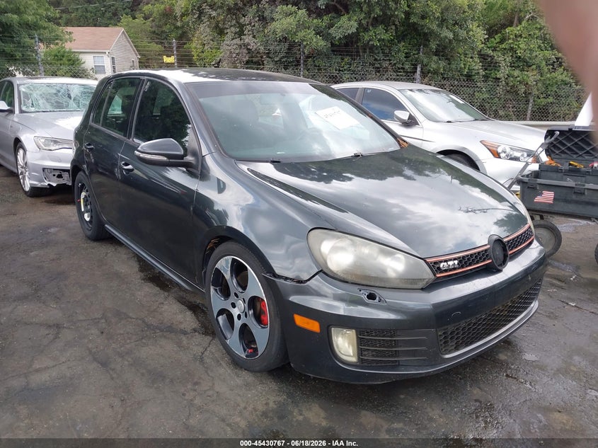 2013 Volkswagen Gti VIN WVWHV7AJ2DW059154 IAAI salvage auction — NORMAL WEAR, Clear (Missouri), sold $700 on 2026-07-16 (photo 1)