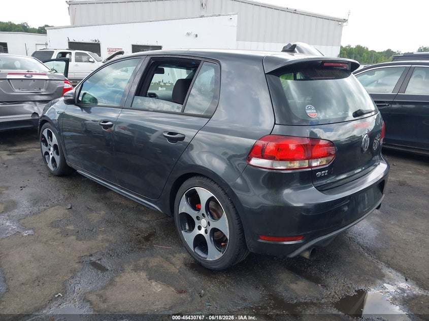 2013 Volkswagen Gti VIN WVWHV7AJ2DW059154 IAAI salvage auction — NORMAL WEAR, Clear (Missouri), sold $700 on 2026-07-16 (photo 3)