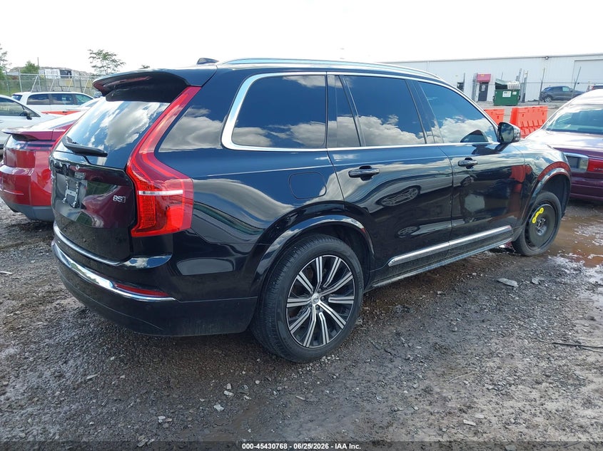 2024 Volvo Xc90 VIN YV4L12PK8R1159124 IAAI salvage auction — SIDE, Salvage (Illinois), sold $11,450 on 2026-09-16 (photo 4)