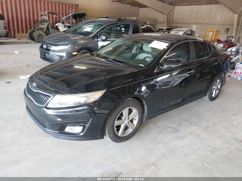 2014 Kia Optima VIN 5XXGM4A71EG295377 IAAI salvage auction — ALL OVER, Salvage (Tennessee), sold $675 on 2026-07-20 (photo 2)