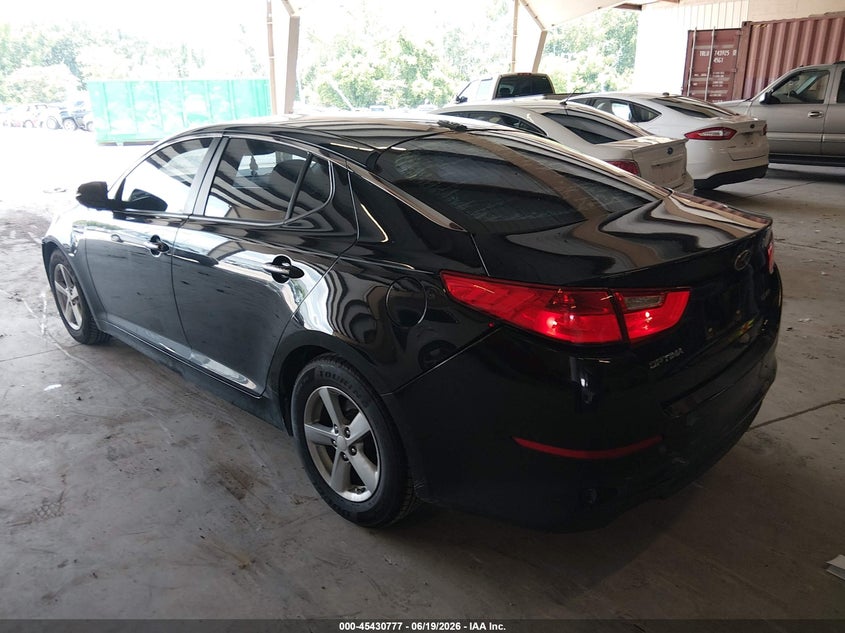 2014 Kia Optima VIN 5XXGM4A71EG295377 IAAI salvage auction — ALL OVER, Salvage (Tennessee), sold $675 on 2026-07-20 (photo 3)