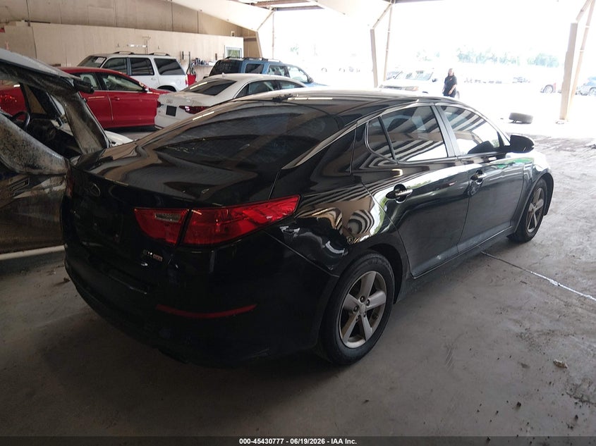 2014 Kia Optima VIN 5XXGM4A71EG295377 IAAI salvage auction — ALL OVER, Salvage (Tennessee), sold $675 on 2026-07-20 (photo 4)