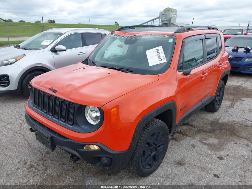 2018 Jeep Renegade VIN ZACCJBAB7JPH52974 IAAI salvage auction — ROOF, Salvage (Illinois), sold $1,450 on 2026-08-19 (photo 2)