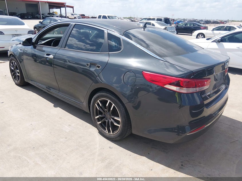 2016 Kia Optima VIN 5XXGT4L35GG021261 IAAI salvage auction — FRONT END, Salvage (Texas), sold $1,250 on 2026-07-31 (photo 3)