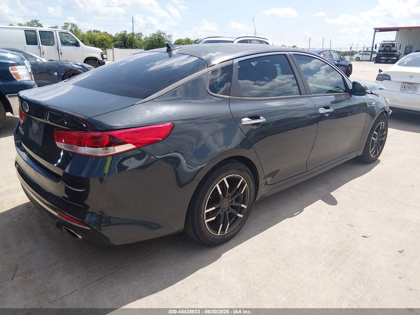2016 Kia Optima VIN 5XXGT4L35GG021261 IAAI salvage auction — FRONT END, Salvage (Texas), sold $1,250 on 2026-07-31 (photo 4)