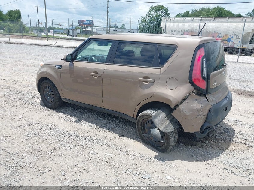 2015 Kia Soul VIN KNDJN2A2XF7220893 IAAI salvage auction — REAR END, Salvage (North Carolina), sold $200 on 2026-07-17 (photo 3)