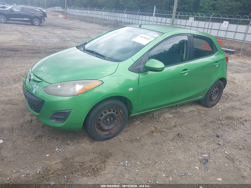 2011 Mazda 2 VIN JM1DE1HY3B0103192 IAAI salvage auction — NORMAL WEAR, Clear (Georgia), sold $475 on 2026-07-09 (photo 2)