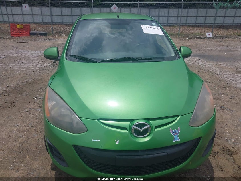 2011 Mazda 2 VIN JM1DE1HY3B0103192 IAAI salvage auction — NORMAL WEAR, Clear (Georgia), sold $475 on 2026-07-09 (photo 6)