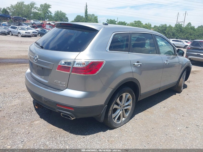 2011 Mazda Cx-9 VIN JM3TB3DV1B0328178 IAAI salvage auction — NORMAL WEAR, Clear (Pennsylvania), sold $275 on 2026-07-10 (photo 4)